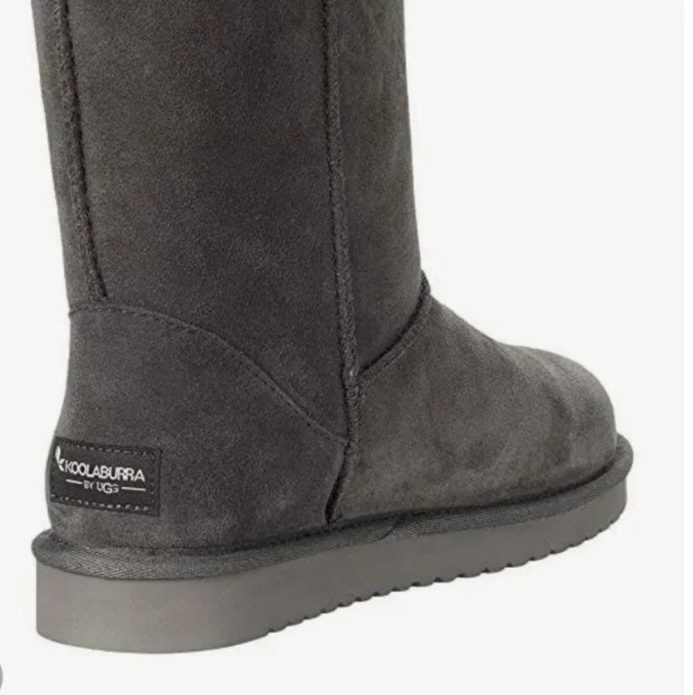 Koolaburra by UGG Gray Short Suede Winter Boots Women 8 - Picture 8 of 8